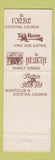 Matchbook Cover - Hershey Motor Lodge PA WHITE