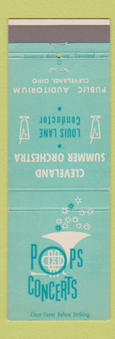 Matchbook Cover - Pops Concerts Cleveland OH Orchestra