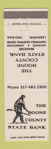 Matchbook Cover - Boone County State Bank Lebanon IN Daniel