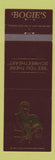 Matchbook Cover - Bogie's Restaurant Tyngsboro MA