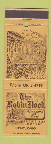 Matchbook Cover - Robin Hood Restaurant Kent OH