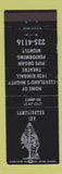 Matchbook Cover - Lamplighter Inn  Cleveland OH 1928 Kimball Pipe Organ