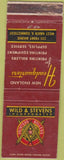 Matchbook Cover - Wild Stevens Inc printing West Haven CT WEAR