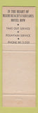 Matchbook Cover - Dagwood's Restaurant Miami Beach FL