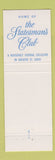 Matchbook Cover - Roosevelt Federal Savings St Louis MO