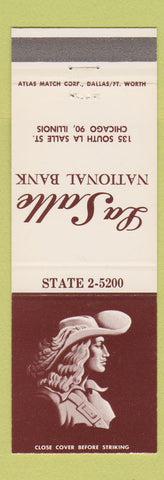 Matchbook Cover - LaSalle National Bank Chicago IL