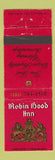 Matchbook Cover - Robin Hood Inn Clifton NJ WEAR