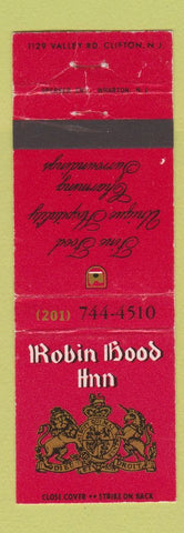 Matchbook Cover - Robin Hood Inn Clifton NJ WEAR