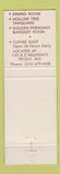 Matchbook Cover - Robin Hood Restaurant Pevely MO