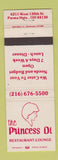 Matchbook Cover - Princess Di Restaurant Parma Heights OH
