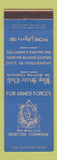 Matchbook Cover - Bay State Club Boston MA military USO