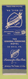 Matchbook Cover - General Pershing Hotel DuBois PA