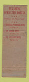 Matchbook Cover - General Pershing Hotel DuBois PA