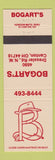 Matchbook Cover - Bogart's Restaurant Canton OH