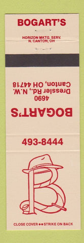 Matchbook Cover - Bogart's Restaurant Canton OH