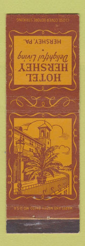 Matchbook Cover - Hotel Hershey PA