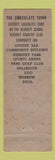 Matchbook Cover - Hotel Hershey PA