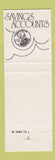 Matchbook Cover - Boone State Bank Belvidere IL Daniel