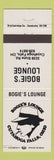 Matchbook Cover - Bogie's Lounge Cuyahoga Falls OH
