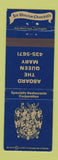 Matchbook Cover - Sir Winston Churchill's Queen Mary Long Beach CA