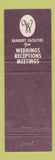 Matchbook Cover - Watergate Terrace Pastry Washington DC