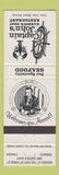 Matchbook Cover - Captain John's Restaurant seafood Toronto ON