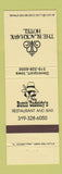Matchbook Cover - Butch Cassidy's Restaurant Blackhawk Hotel Davenport IA
