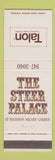 Matchbook Cover - Talon Zippers Steer Palace Madison Square Garden New York CIty