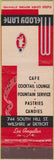 Matchbook Cover - Melody Lane Hollywood CA