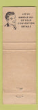 Matchbook Cover - Stonewall Jackson Hotel Clarksburg WV WEAR