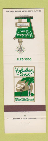 Matchbook Cover - Holiday Inn Waikiki Beach Hawaii