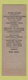 Matchbook Cover - Boston City Club MA