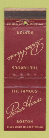Matchbook Cover - Parker House Boston MA DD Bean WEAR