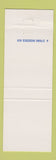 Matchbook Cover - Burning Bush Anti George Bush President