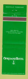 Matchbook Cover - Opryland Hotel Nashville TN
