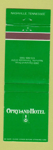 Matchbook Cover - Opryland Hotel Nashville TN