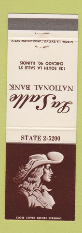 Matchbook Cover - LaSalle National Bank Chicago IL