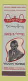 Matchbook Cover - Vaughn Monroe's Meadows Framingham MA feature