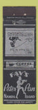 Matchbook Cover - Fay's Pter Pan Restaurant Nampa ID WEAR