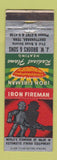 Matchbook Cover - Iron Fireman Heating JW Brooks Chattanooga TN WORN