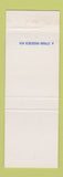 Matchbook Cover - Burning Bush Anti George Bush President