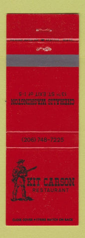 Matchbook Cover - Kit Carson Restaurant Chehalis WA