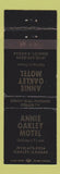 Matchbook Cover - Annie Oakley Motel Oakley KS WEAR