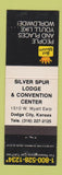 Matchbook Cover - Silver Spur Lodge Dodge City KS Best Western