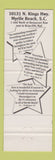 Matchbook Cover - Shenanigan's Restaurant Myrtle Beach SC
