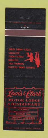 Matchbook Cover - Lewis & Clark Motor Lodge East Alton IL