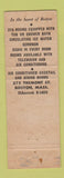 Matchbook Cover - Bradford Hotel Boston MA