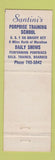 Matchbook Cover - Santini's Dolphin Training Mitzi Flipper TV Marathon FL