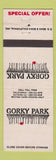 Matchbook Cover - Gorky Park Movie Offer DD Bean T Shirt
