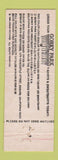 Matchbook Cover - Gorky Park Movie Offer DD Bean T Shirt
